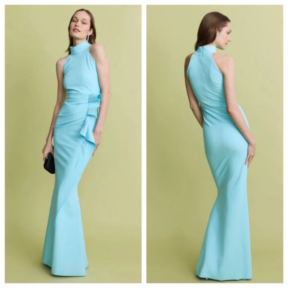 Chiara Boni La Petite Robe Gudrum Long Dress Size 8 - Picture 1 of 12